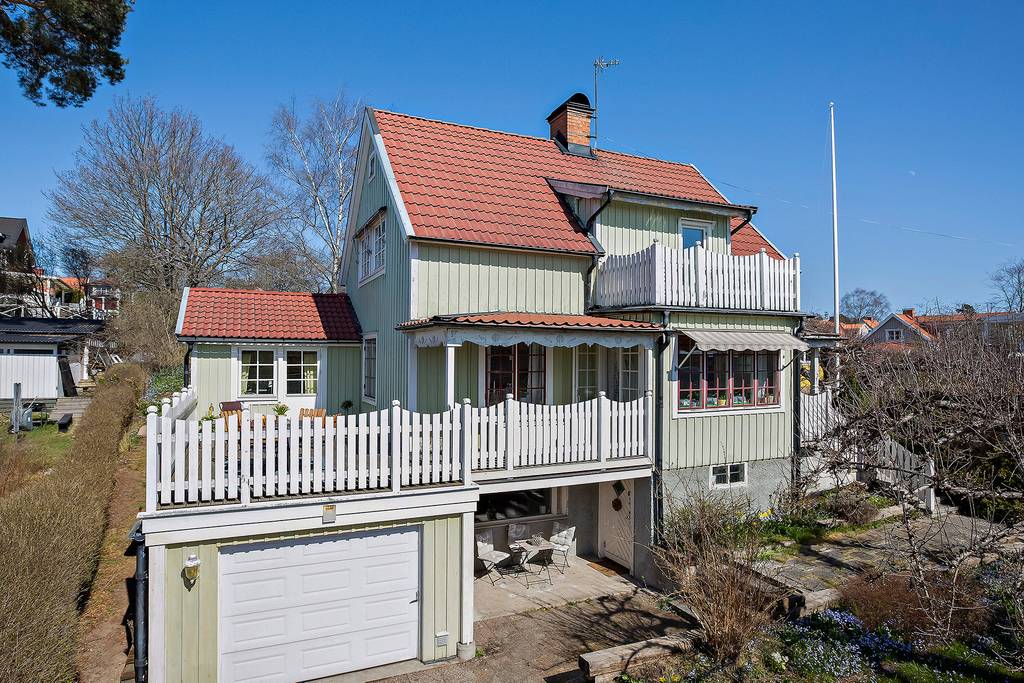 Husmålning & Fasadrenovering villa. Råstahem Solna